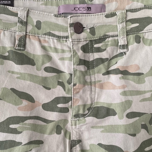 JOE’S Jeans NWT Icon Soft Olive Green Camo Ankle Cut Jean Size 27 - Picture 5 of 14
